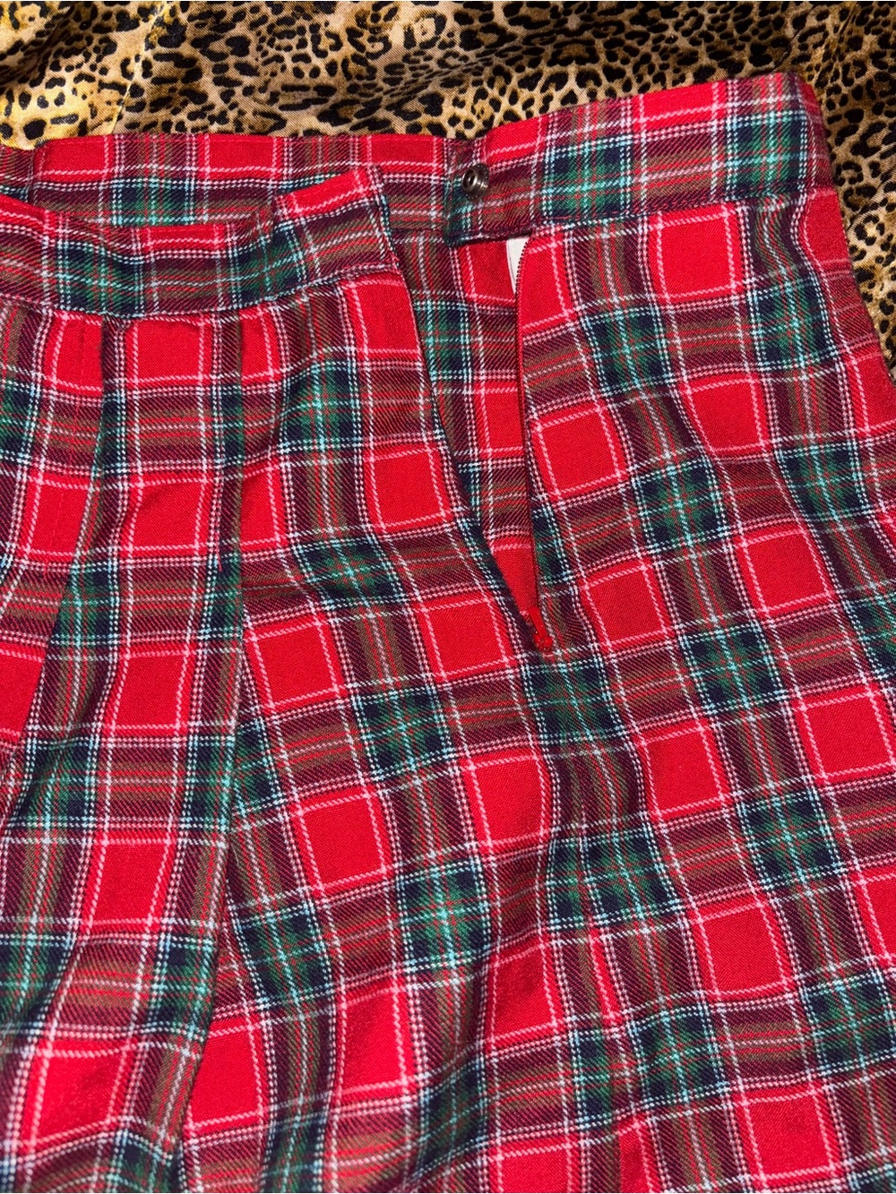 Duck Head Red & Green Tartan Circle Skirt - Picture 4 of 10